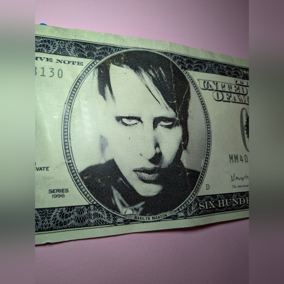 Marilyn Manson 2016 tour VIP limited edition 666 mini poster 2415/2600 - Picture 3 of 6